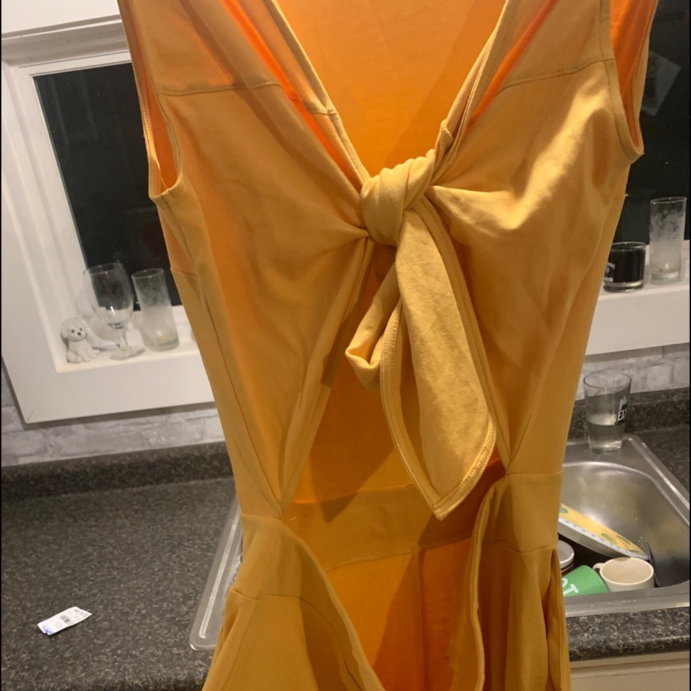 Yellow jumpsuit
